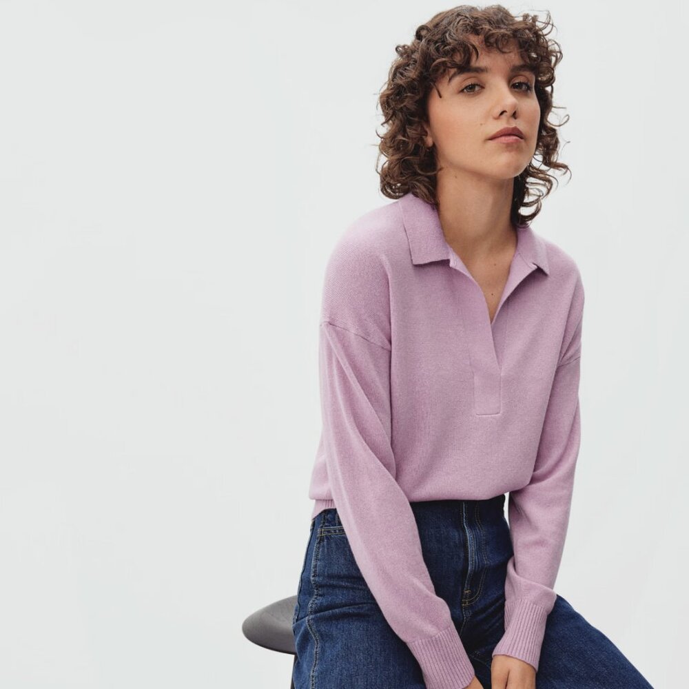 Everlane The Cashmere Polo